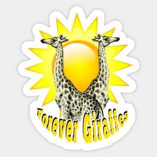 Forever Giraffes Sticker